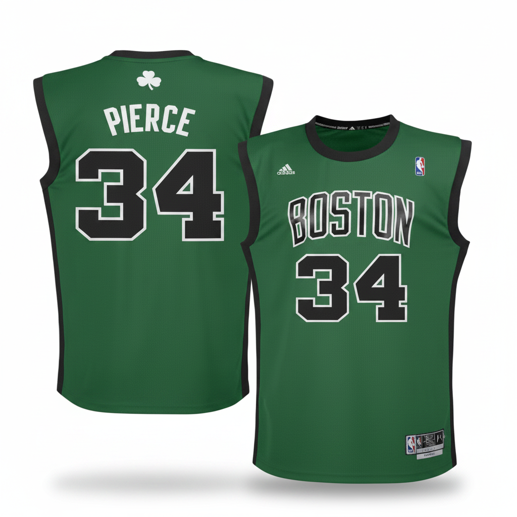 Mitchell & Ness Paul Pierce Kelly Green Boston Celtics 2007-08 Hardwood Classics Authentic Jersey