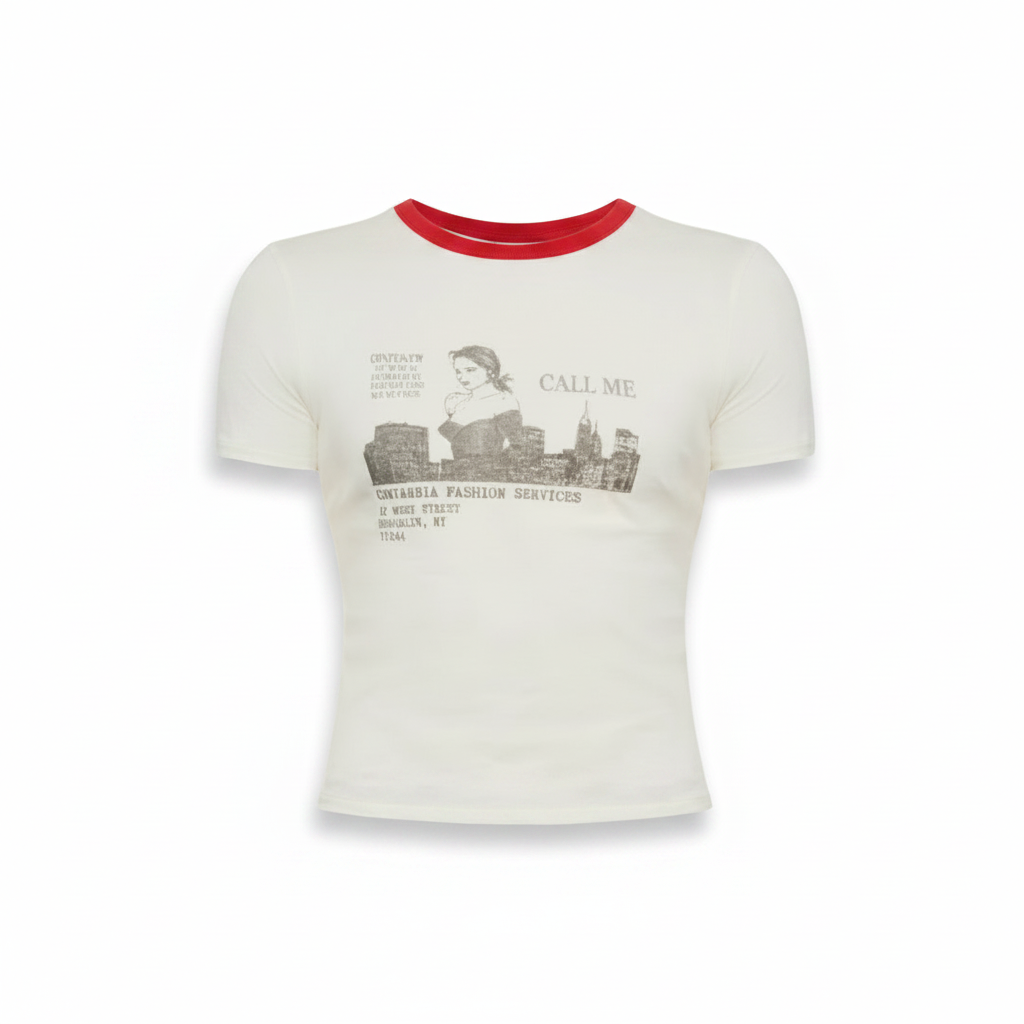 'Call Girl' Ringer Tee