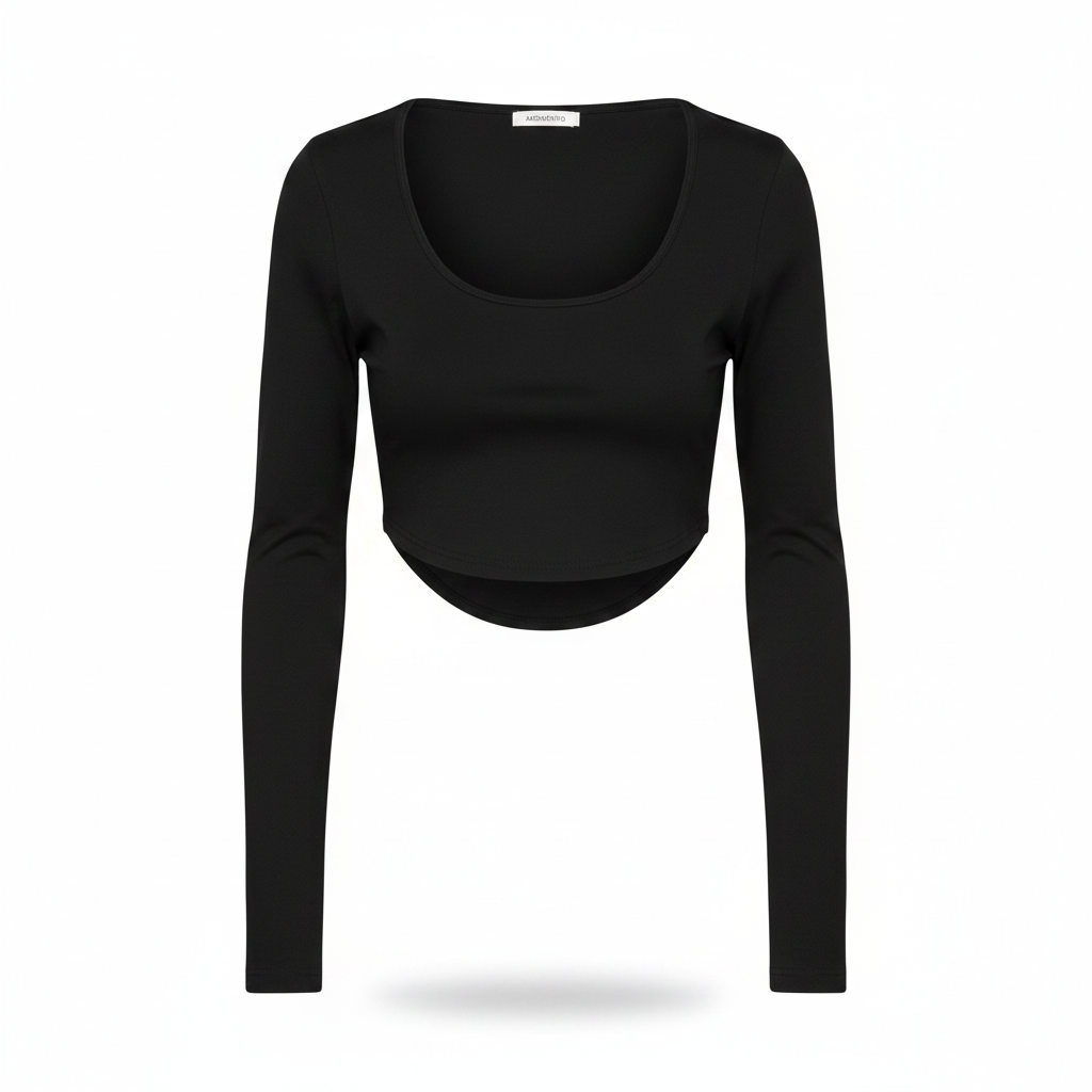 Curved Crop Top