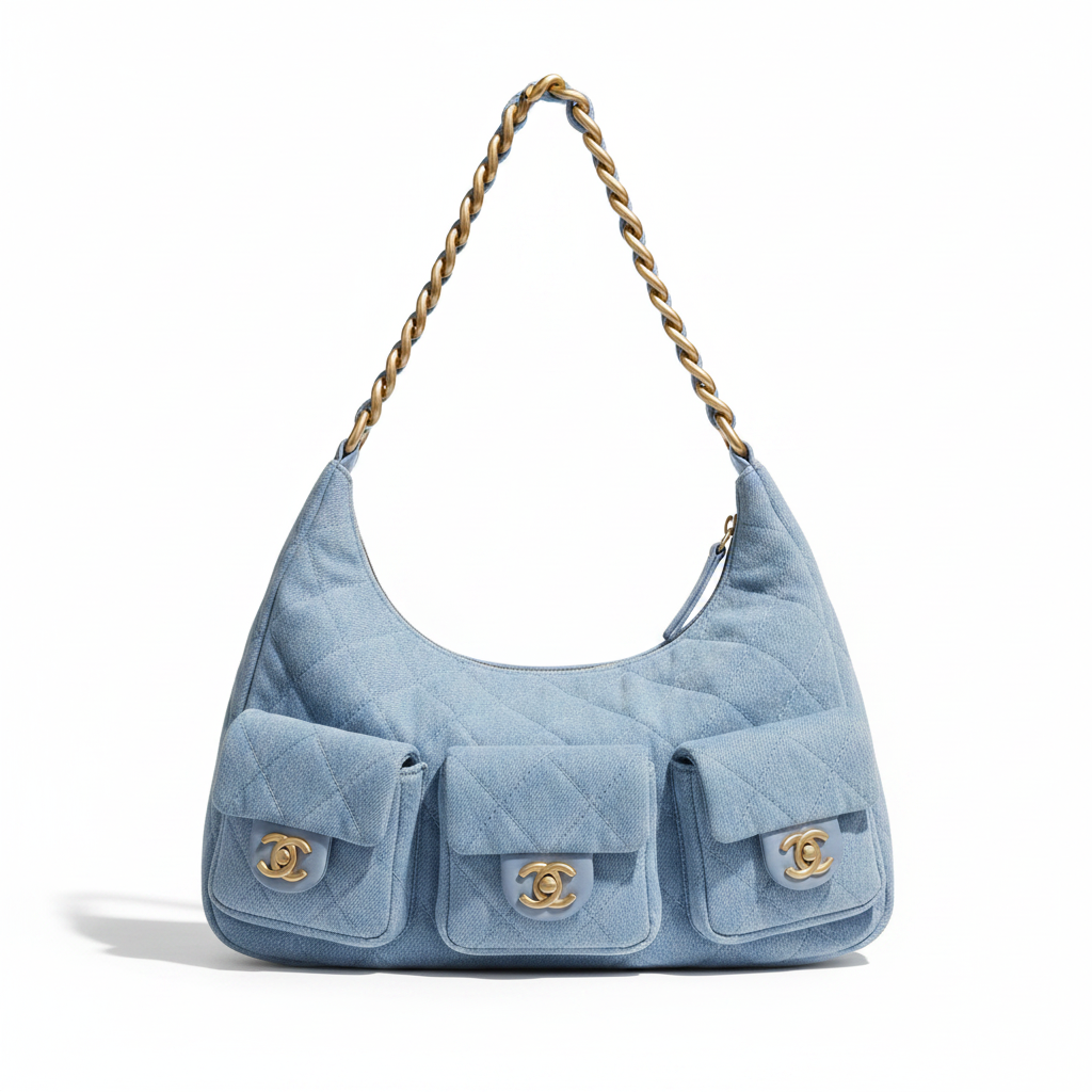 2025 S/S Denim Hobo Bag
