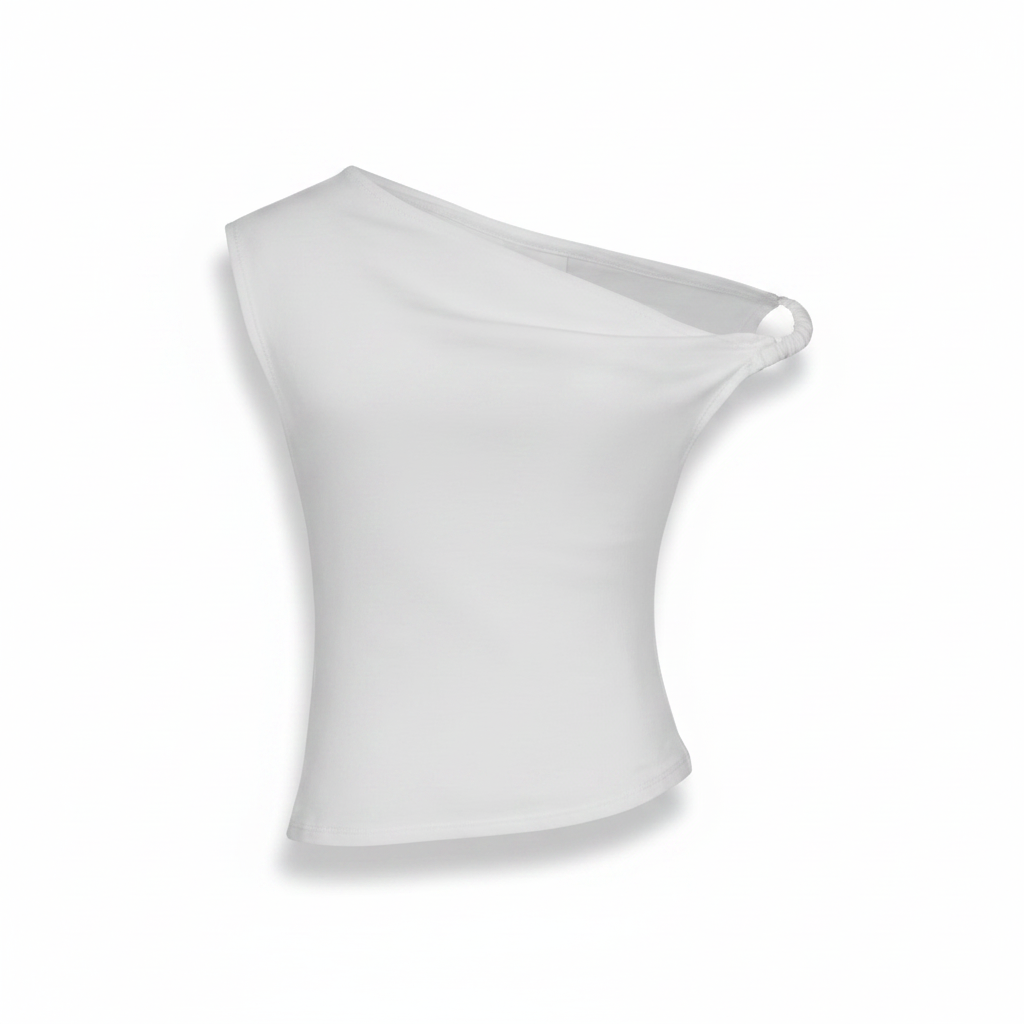 Unbalanced Off Shoulder Top