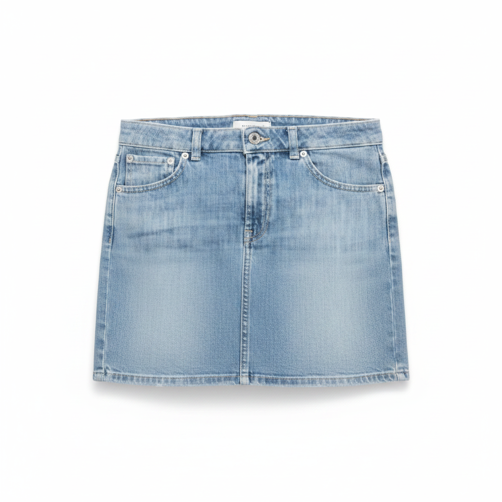 Denim Mini Skirt