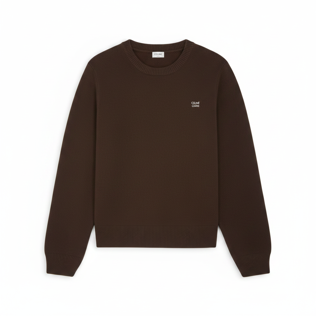 Crew Neck Sweater In Wool And Cashmere