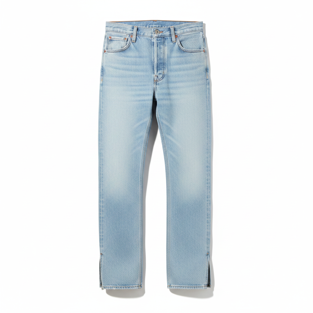 X Levi's 501 Slit Jeans