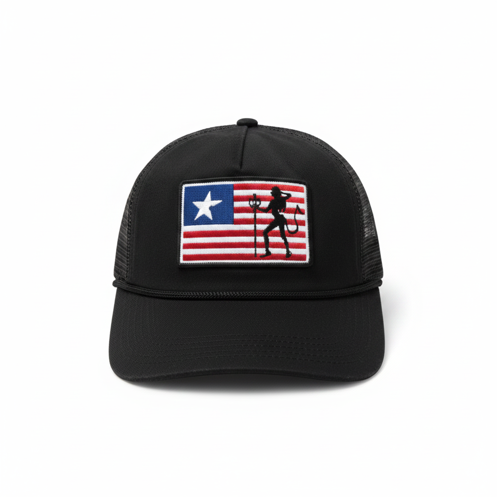 Badlands Flag Trucker Cap Black
