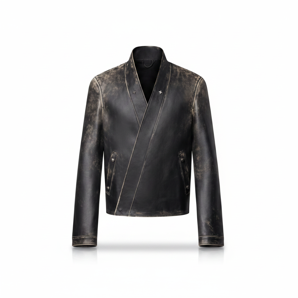 Leather Karate Jacket