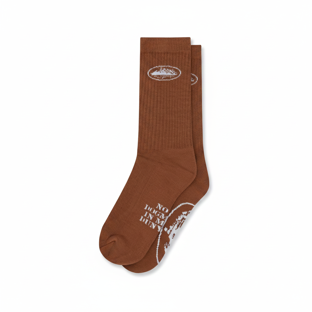 Alcatraz Socks Brown